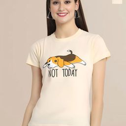 Mast & Harbour Women Pack Of 2 Typography Printed Cotton T-shirt-image-62