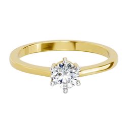 Sparkles Lab Grown Diamond 0.5 Carat IGI Certified Round Solitaire Ring-image-91