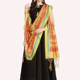 Kaizen TEXO FAB Ethnic Motifs Printed Dupatta image 5