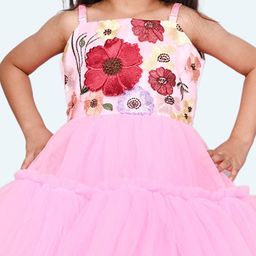 Modish Net Fit & Flare Dress image 4