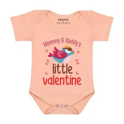 Arvesa Mommy And Daddy Little ValentinePrinted Bodysuit-picture-48