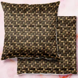 ArtzFolio Multicoloured Set of 2 Velvet Square Cushion Covers-picture-25