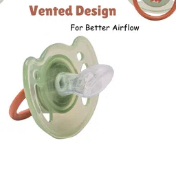 Adore Vento Snr - The Orthodontic Vented Pacifier with Multipurpose Storage Case-Green image 5