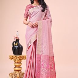 Astita Woven Design Zari Organza Saree-image-13