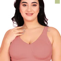 Da Intimo Women Pack of 2 Cotton Plus Size Full Coverage Non Padded Bra-80