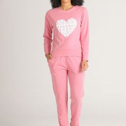 evolove Women Geometric Printed Night suit-image-41