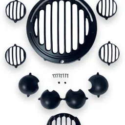 Grill Set for RE Classic Reborn LED-Headlight-Tail-Indicator Grills (Set of 12) Bike Headlight Grill-picture-40