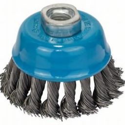 Knotted Wire Cup Brush,75mm Cylinder Brush-image-61