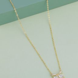 Kushal's Fashion Jewellery Copper Gold-Plated Necklace-image-34