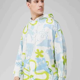 THE CLOTHING FACTORY Men Printed Hooded Sweatshirt-image-1