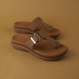 Ozuri Women Open Toe Flats-32