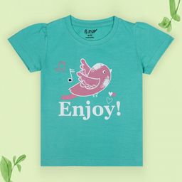 J&JP Girls Printed Applique T-shirt-image-65