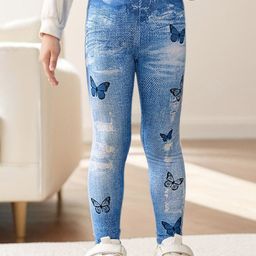 YK Girls Smart Slim Fit Cargos Trousers-image-42