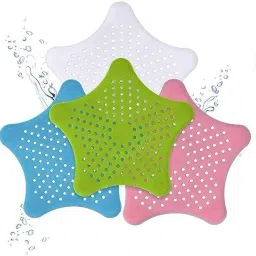 Silicone Star Shaped Sink Filter Bathroom Hair Wash Basin-image-16