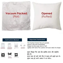 SKYTRENDS Set Of 2 Multicoloured Satin Cushion Covers image 2