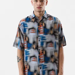 Snitch Men Printed Casual Shirt-image-52
