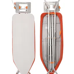 Kuber Industries Set Of 2 Peach-Coloured Adjustable & Foldable Iron Stand image 3