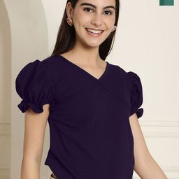 Metronaut Pack of 2 Women Solid Regular Peplum Top-image-82