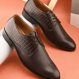 Provogue Men Leather Formal Derbys-image-23