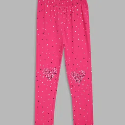 Blue Giraffe Infant Girls Printed Pure Cotton Leggings-image-11
