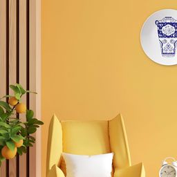 THE QUIRKY HOME White & Blue Delft Vase Printed Ceramic Wall Plates-image-91