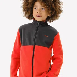 Quechua By Decathlon Boys Colourblocked Zipper Sweatshirt-image-43