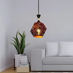 GAUVIK Black Textured Ceiling Lamp-image-6