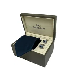 The Tie Hub Men Accessory Gift Set of Tie & Cufflinks-image-51