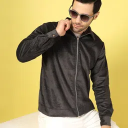 Rigo Men Corduroy Open Front Jacket-7