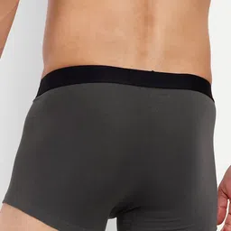 LOGGERHEAD Pack Of 2 Cotton Outer Elastic Trunk LHFT004-DarkGrey-Blue-DarkGrey-Blue image 5