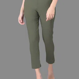 Comfort Lady Women Solid Mid-Rise Casual Regular Trouser-image-96