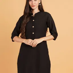 Ethic Glance Ethnic Motifs Gotta Patti Pure Cotton Khadi Gotta Patti Kurti-picture-18