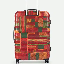 ZOUK Indus Lattice Red Amorah Trolley Bag image 5