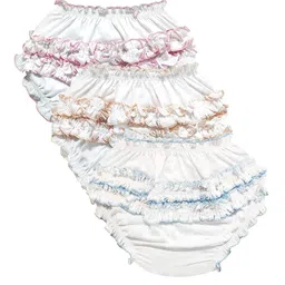 Fancy Walas Infant Girls Pack Of 3 Cotton Basic Briefs FW330_White_XL_PK03.-41