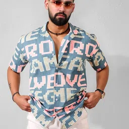 SZN Men Typography Print Casual Shirt-picture-12