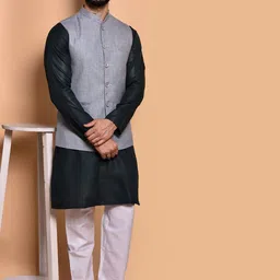 PRINTCULTR Men Regular Pure Cotton Kurta with Trousers-image-54