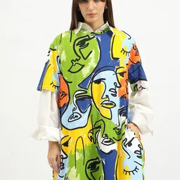 United Colors of Benetton Women Print A-Line Dress-18