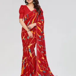Moda Rapido Poly Georgette Saree-picture-2