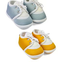 NESKA MODA Newborn Baby 3 To 12 Months 2 Pair Combo Skin Friendly Soft Cotton Lace Shoes Booties-45
