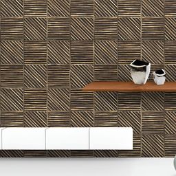 ArtzFolio Printed UV-Resistant Anti-Bacterial Grunge Squares Peel & Stick Wallpaper-image-96