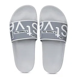 DRACKFOOT Men Printed Slider Flip Flops-4