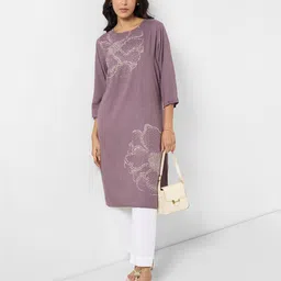 RANGMANCH BY PANTALOONS Women Floral Printed Daily A-Line Kurta-56
