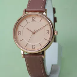 VIRAKTI Women Leather Straps Analogue Watch G-03-PINK-G-image-30