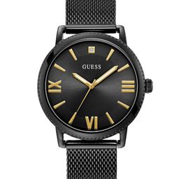GUESS Men Brass Dial & Stainless Steel Bracelet Style Straps Analogue Watch U1452G2M-59