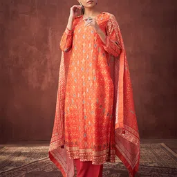 SAUNDH Floral Printed Unstitched Dress Material-image-27