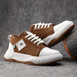 knoos Men Woven Design Sneakers-image-47