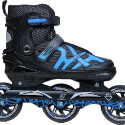 3 Wheel Adjustable with 100 MM PU Wheel In-line Skates - Size 6-9 UK-image-25