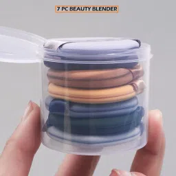 7 Pcs Beauty Blender with Storage Box Makeup Sponges, Air Cushion Powder Puff-picture-17