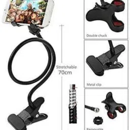 HOJI Durable Metal Lazy Stand Bracket Mobile Phone Stand | Flexible | Portable - Foldable Mobile Holder-31