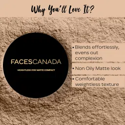 faces canada Strobe Cream (18ml) + Compact Powder (9gm) +Hydra Matte Foundation (18ml) |Glowy Highlighter image 4